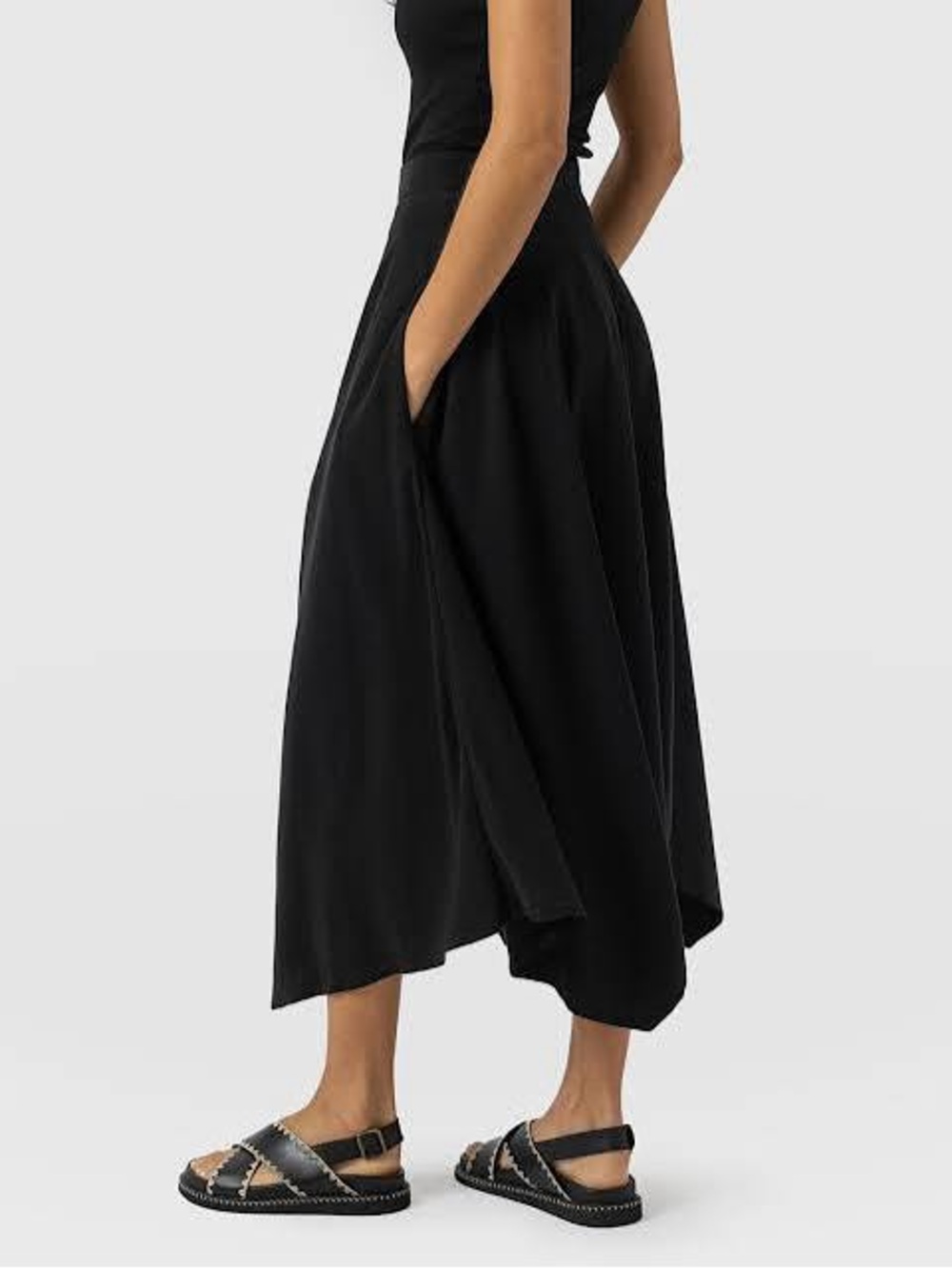 Saint and Sofia Noho Skirt in Black Size 16 - Picture 2 of 9